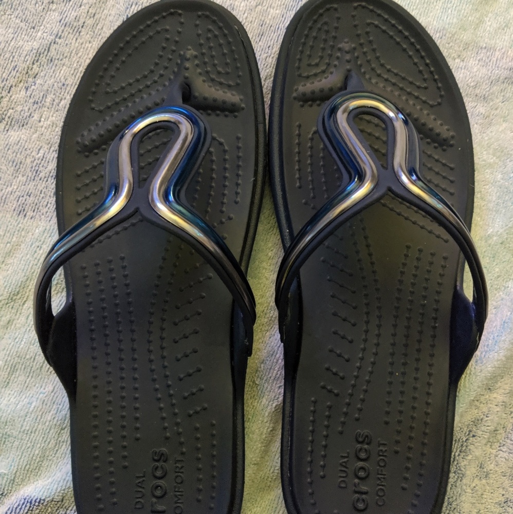Crocs flip flops